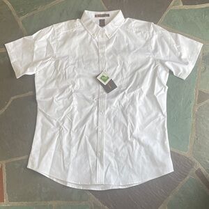NWT White Women's Button Down Shirt